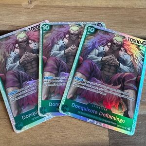 One Piece CCG Donquixote Doflamingo OP04-031 SR x3